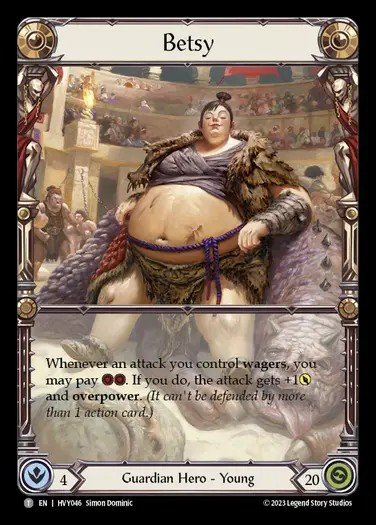 Betsy, Guardian Hero card art