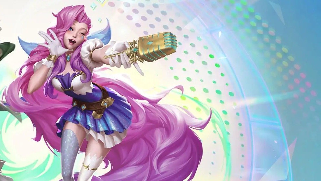 Seraphine, Starry-Eyed Songstress, official Riftbound Radiance key art